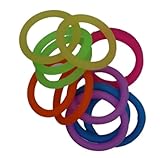 Mini Small Bright Silicone Non Slip Endless Snag Free Elastics Hair Bands for Women Girls by Glitz4Girlz - Image 2