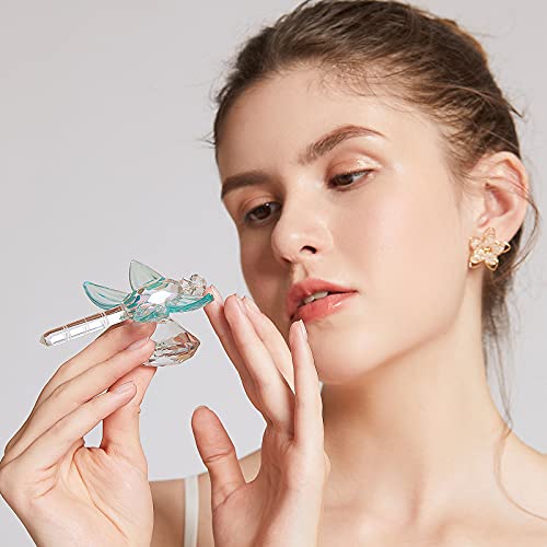 H&D HYALINE & DORA Crystal Dragonfly Figurine,Glass Animal Ornament Collectibles Home Desktop Centerpiece