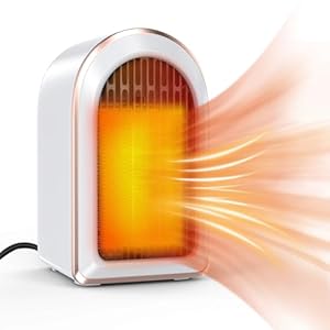 Keramische elektrische ventilatorkachel, 1200 W ventilatorkachel, 2 modi, 220 V, keramische verwarming, PTC-elektrische verwarming, energiebesparend, stil, met oververhittingsbeveiliging