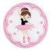 PatchMommy Iron On Patch, Ballerina - Appliques for Kids Children