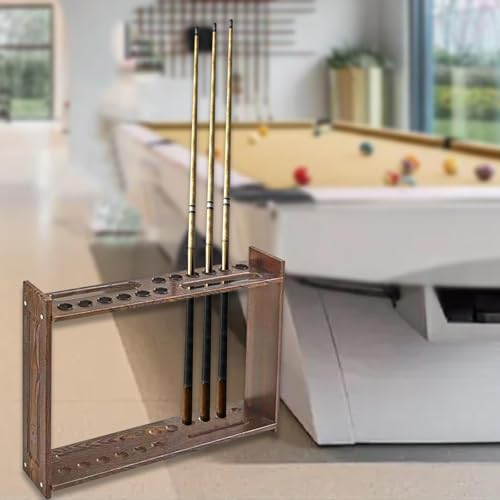 Porte-queues de Billard en Bois vertical et support de rangement robuste au sol - 7