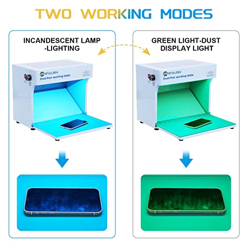 Msfullsea Vertical Laminar Flow Hood Air Flow Clean Bench Workstation Vertical Laminar Dust Free Room Worktable For Phone Lcd Repair Only 1 H-E-P-A Filter (Air Flow Hood) #TOP1