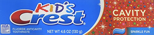 Crest Toothpaste Kids Cavity Protection, Sparkle Fun Flavor 4.60 oz