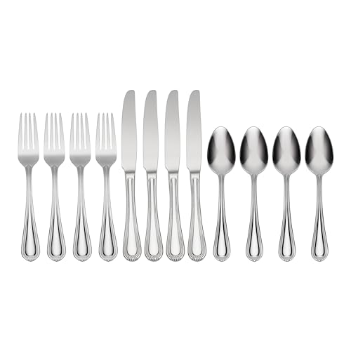 Ménagère de table Oneida Countess en métal argenté élégant pour dîner raffiné