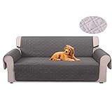U-nice Home Anti-Slip Sofa Covers with Pockets on Both Sides, Back Nonslip Paws, Water Resistant,...