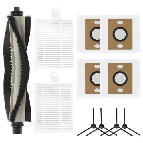 Violiica Para ILIFE A30 Pro Robot Aspiradora y Mopa Piezas de Repuesto Set con Cepillo Principal, Cepillos Laterales, Filtros y Bolsas de Polvo de 3.3L, Paquete de 6