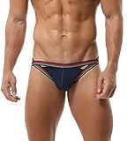 Men Jockstrap Underwear Athletic Supporter Pouch Briefs Jock Strap G String Thongs Breathable Stretc