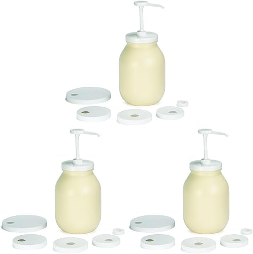 Miniatura 3 de Tablecraft Kit de bomba de condimentos económicos 6 piezas, blanco