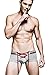 sandbank Men's Sexy Lingerie Cotton Tie Rope Cute Boxer Brief Underwear Panties (US XS=Asian Tag M,Grey#1)