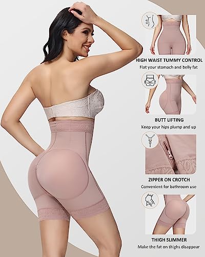 Image of SHAPSHE Butt Lifting Shapewear Tummy Control Shorts Fajas Colombianas Shapewear Shorts Compression Underwear Women