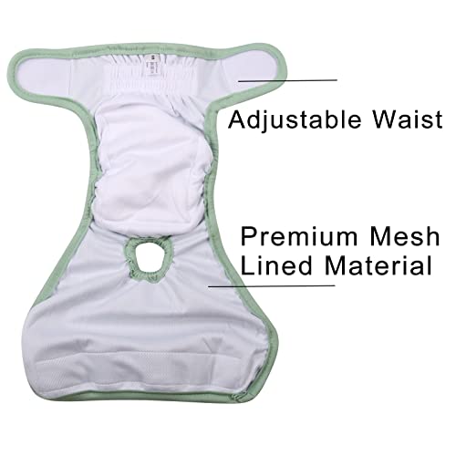 Joydaog Female Dog Diapers For Small Dogs 4 Pack Reusable Premium Puppy Belly Wrap,Xs #TOP5