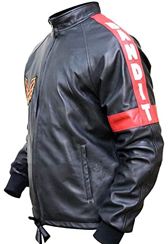 Burt Reynolds The Bandit Out Smokey Mens Casual Genuine Cow Leather Biker Jacket3