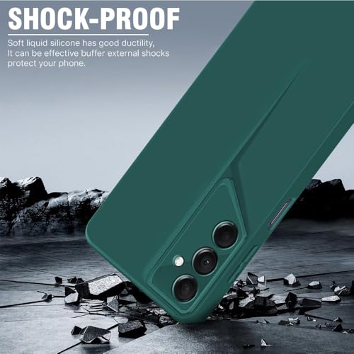 Image of WOW IMAGINE Slim Back Cover for Samsung Galaxy M14 5G | Blade Series Ultra Thin Case with Lightweight Design | Camera Protection | Soft Matte Silicone Flexible Mobile Case - Green