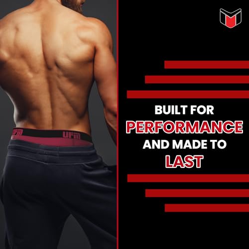 UFM Men’s Viscose Boxer Brief, Patented Adjustable Support Pouch Underwear for Men 2 PACK4