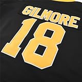 cridpop Happy Gilmore 18 Ice Hockey Jersey for Men Retro Sports Party Apparel Black for Halloween Costumes 2XL
