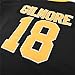 cridpop Happy Gilmore 18 Ice Hockey Jersey for Men Retro Sports Party Apparel Black for Halloween Costumes 2XL
