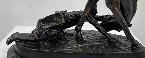 Estatua de bronce Wicked Pony tamaño regular miniatura 5