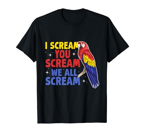 I Scream You Scream Parrot �R���S�E�C���R �f�U�C�� T�V���c