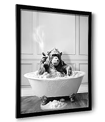 Chimpanzee in the tub