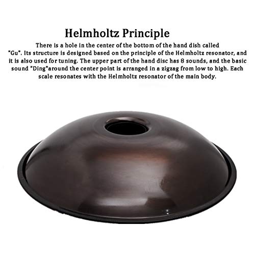 LLC-POWER Handpan in D Minor 9 Remarques Steel Batterie, 22Inch / 56Cm Percussion Harmonique pour La Guérison du Son, 10… - Les Beatles, Paul McCartney, John Lennon, RIngo Starr, George Harrison LLC-POWER Handpan in D Minor 9 Remarques Steel Batterie, 22Inch / 56Cm Percussion Harmonique pour La Guérison du Son, 10… – Image 3