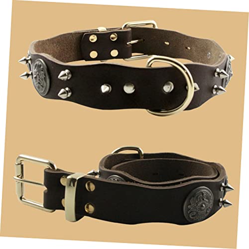 Collier pour chien en cuir confortable évitant les irritations cou - 4