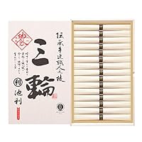 【高級三輪素麺】池利　山辺の道　木箱入り② 高級そうめん山辺の道50g×18束細麺涸物三輪素麺｜三輪そうめん