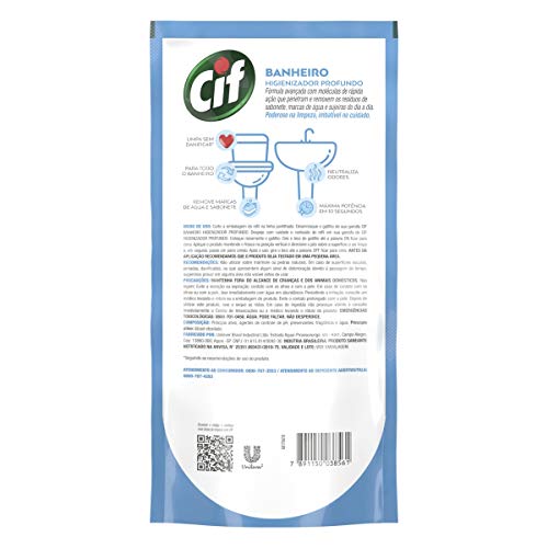 Cif Banheiro Sem Cloro 450Ml Refil Econômico