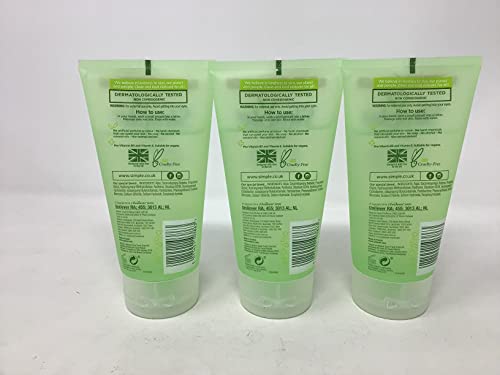 Simple Facial Wash Gel, Refreshing, 5 Oz (Pack Of 3) #TOP2