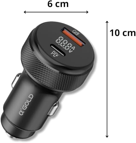 Carregador Veicular Turbo para Automóvel Carregador de Carro Duas Entradas Dual Port Carregamento Su