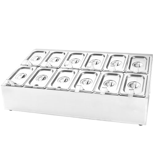Contenedor dispensador de salsa de condimentos con tarros y tapas, organizador de condimentos para coberturas, estante de almacenamiento de encimera y soporte para estantes para artículos esenciales