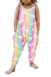 Yousie Toddler Girls Cute Dinosaur Jumpsuit Summer Beach Overalls Outfit Clothes 3T 4T