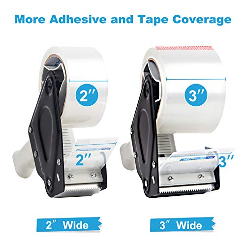JARLINK Packing Tape Dispenser Gun with Rolls Tape, 3 inches