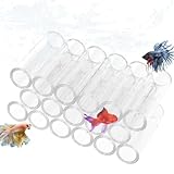 Generisch Crystal Shelter House für kleine - Transparenter Nest-Aquariumschutz aus Acryl,Aquarium-Rohrschutzrohr, Aquarium-Schutzdekorationen zur Förderung des Laichens