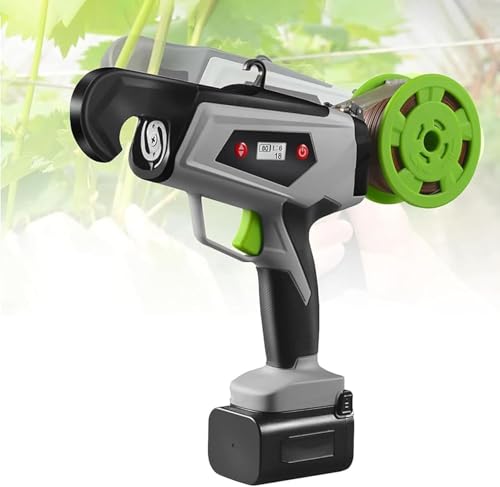 Encuadernadora eléctrica de ramas con tensión ajustable y pantalla digital para una cosecha eficiente de frutas y verduras