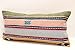 Throw kilim pillow cover 12x24 inch handmade Oriental Sofa pillow Eclectic Accent Bolster Art Deco Modern Decorative Vintage Ethnic cushion cover
