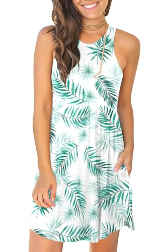 Image of HiMONE Vacation Dresses for Women 2025 Summer Dress Women's Casual Sundresses Casual Beach Petite Sun Dress XS-2XL