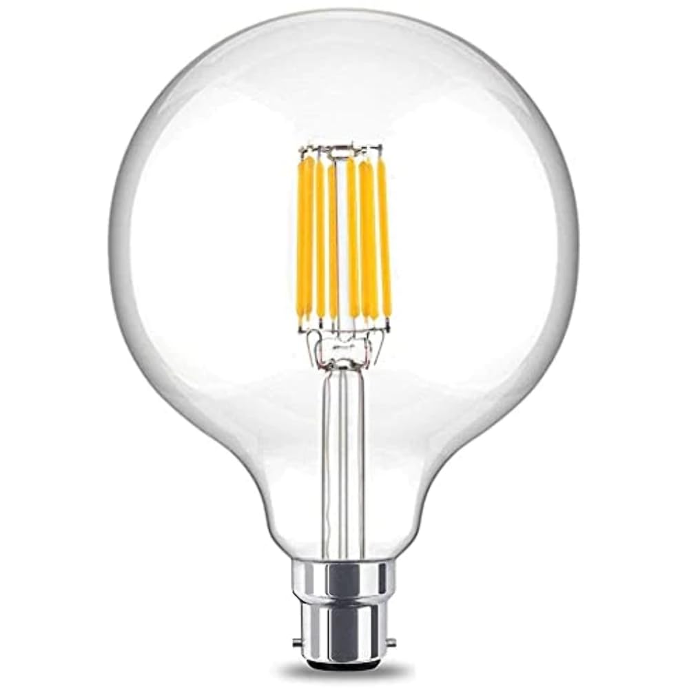 Casell Light Filament Led G125 Globe 240V 8W B22d 850Lm 2700°K Dimmable - 063563558915