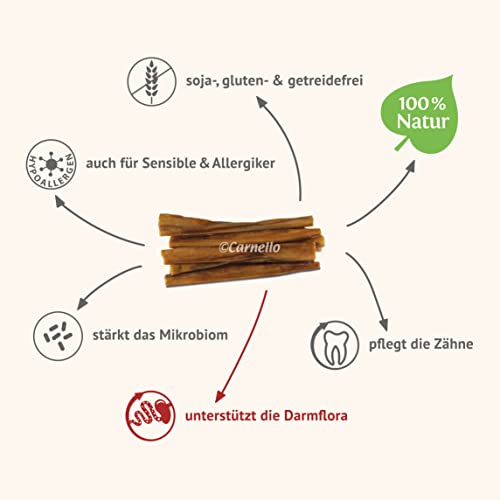 Carnello Hundeleckerli kleine Hunde – Welpenspaghetti – Welpen Leckerlies, Leckereien für Hunde, Hundesnack – Hundeleckerli Getreidefrei - Leckerlibeutel klein (1 x 30g)