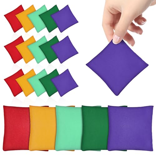 Alipis 20 pufs pequeños, pufs Coloridos para Juegos de Lanzamiento, Juegos de Lanzamiento al Aire, Accesorios de Juego de Lanzamiento para Actividades de Fiesta Infantil (10 cm, 5 Colores)
