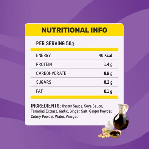 Image of MasterChow Soy & Garlic Stir-Fry Cooking Sauce 220gms | Healthy, Low Calorie - only 40Kcal Per Serve | Non-Spicy Taste | With Real Oyster Sauce | Serves 4-5 Meals