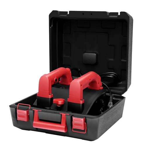 Raboteuse murale et fraise à béton 1200 W électrique – Fraise de rénovation avec profondeur de travail réglable de 1 à 4 mm, 4000 tr/min – Fraise de...