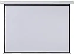 Tela De Projeção Elétrica 2,03X1,52M 100 Polegadas Com Controle Remoto 110V - AC350, Multilaser, Branco