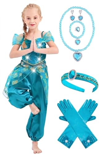 Disfraz princesa IKALI para niñas 7-8 años miniatura 1