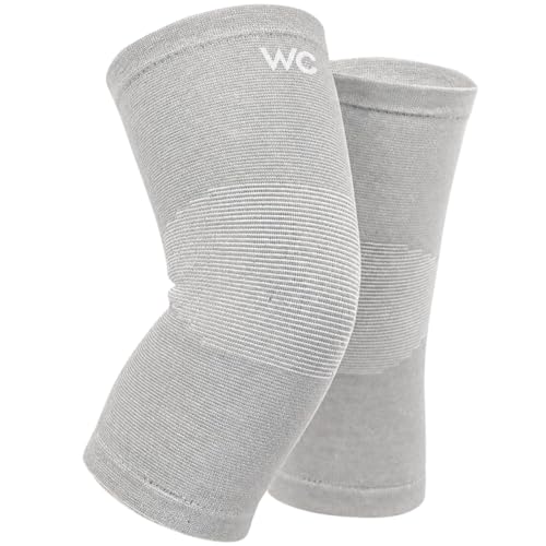 Wonder Care 2-Pack Bamboo Knee Compression Sleeve for Men and Women