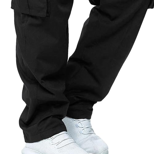 Pantalón Cargo Elastizado para Hombre 4X-Large Negro miniatura 5