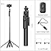Auto Face Tracking Tripod for iPhone with Light 63” Selfie Stick Tripod Stand Follows Your Movement 360° Phone Camera Tripod with Wireless Remote for Content Creator Vlog Live Stream Video Recording