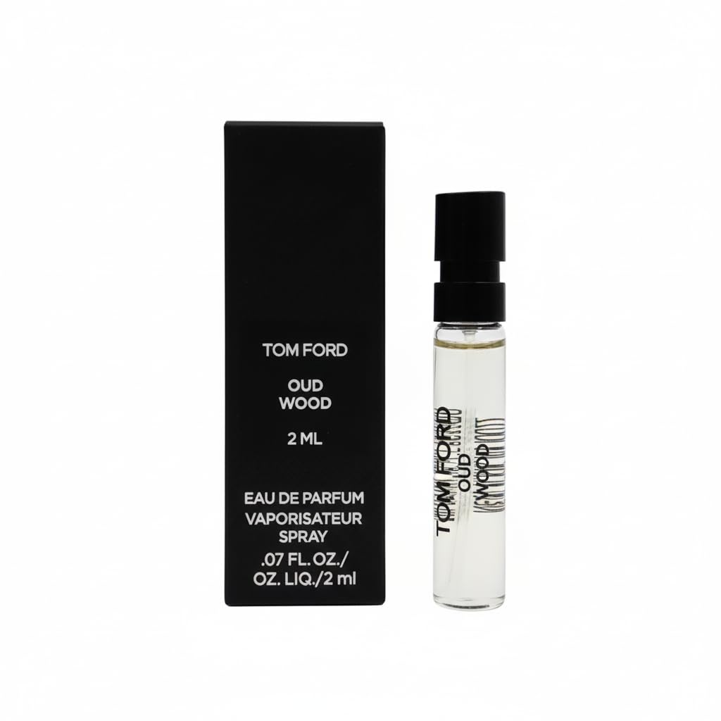 TOM FORD TOM FORD BEAUTY Oud Wood Eau De Parfum Spray 0.07 fl oz (2 ml) Mini Size EDP Perfume Tom Ford