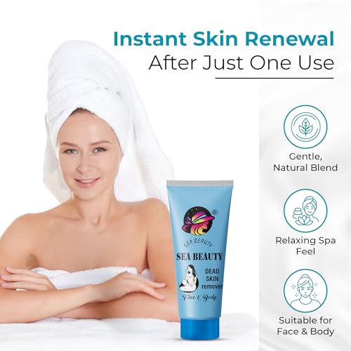 Image of Dead Skin Remover Face & Body Cream | Tan Removal Exfoliator for Smooth and Radiant Skin