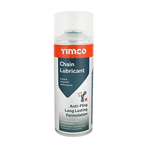 TIMCO Chain Lubricant - 380ml, Clear Spray