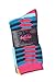 Frenchic 12 Pack Women's Colorful Patterned Fashion Crew Socks (Cherry)